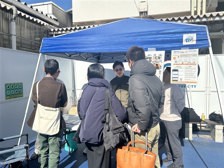 相談ブースの様子