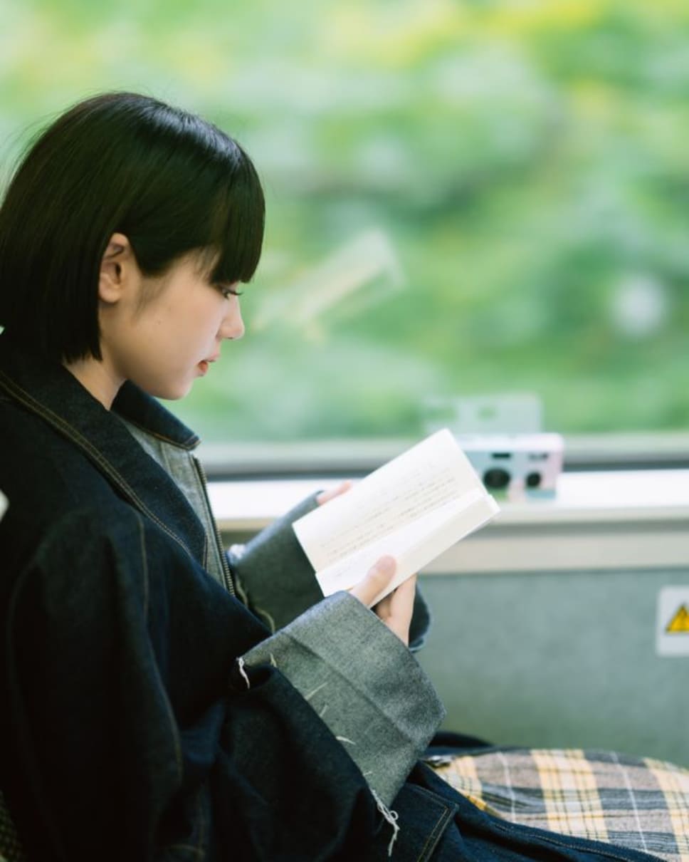 帰りの列車で読書