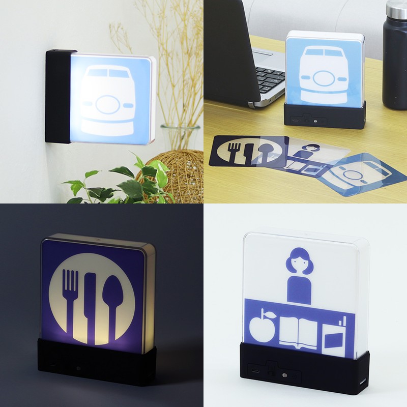 ●ライトボックスサイン（100系）・黒 【宅配】100系/黒