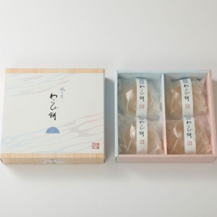 水の季わらび餅４個入（福壽堂秀信） 【宅配】4個