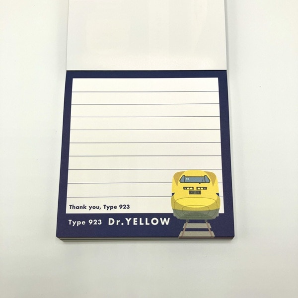 ●ありがとうドクターイエロー スクエアメモパッド 【宅配】スクエアメモパッド