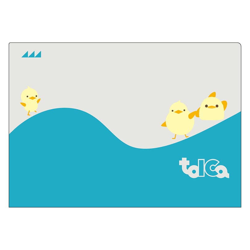 ●TOICAのひよこ×ぴよりん クリアファイル 【宅配】クリアファイル
