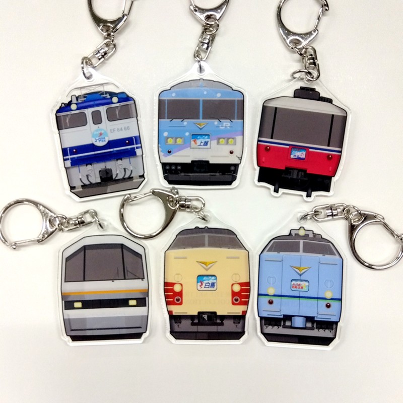 ●シュプール号 トレーディングアクリルキーホルダー（BOX販売）