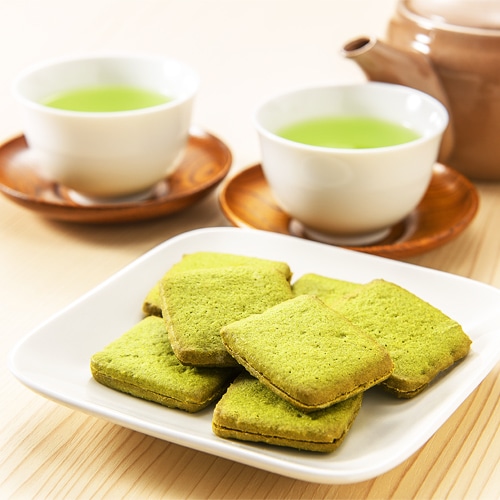 ◆【店頭受取り】静岡深むし茶クッキー「奏」18枚 箱入(小山園) 【店舗受取り】