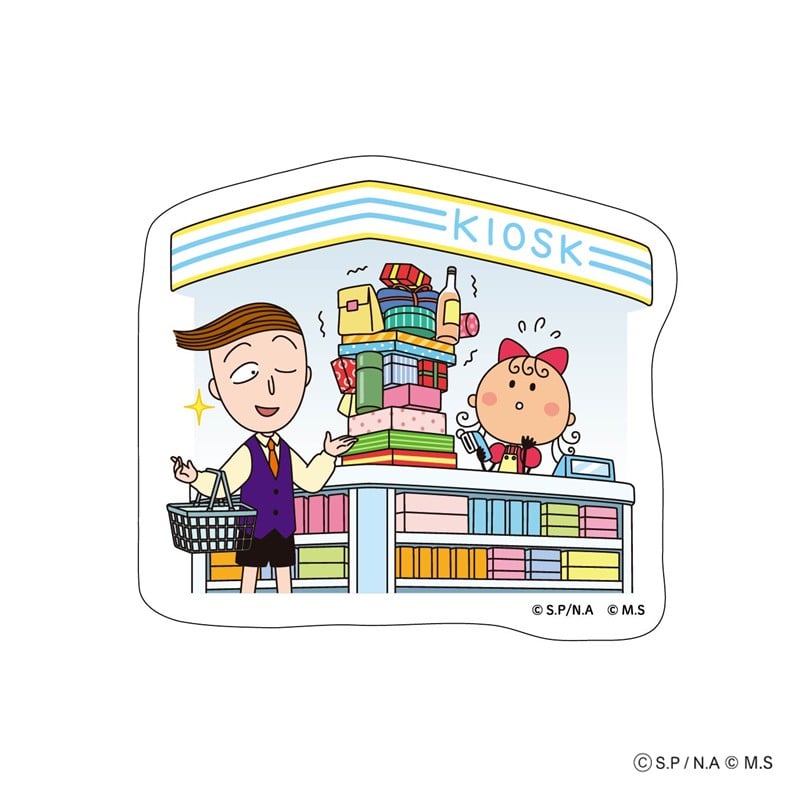 ●【まる子とコジコジ】ステッカーセット 【宅配】ｽﾃｯｶｰ