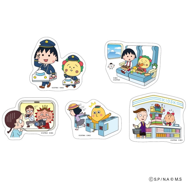 ●【まる子とコジコジ】ステッカーセット 【宅配】ｽﾃｯｶｰ
