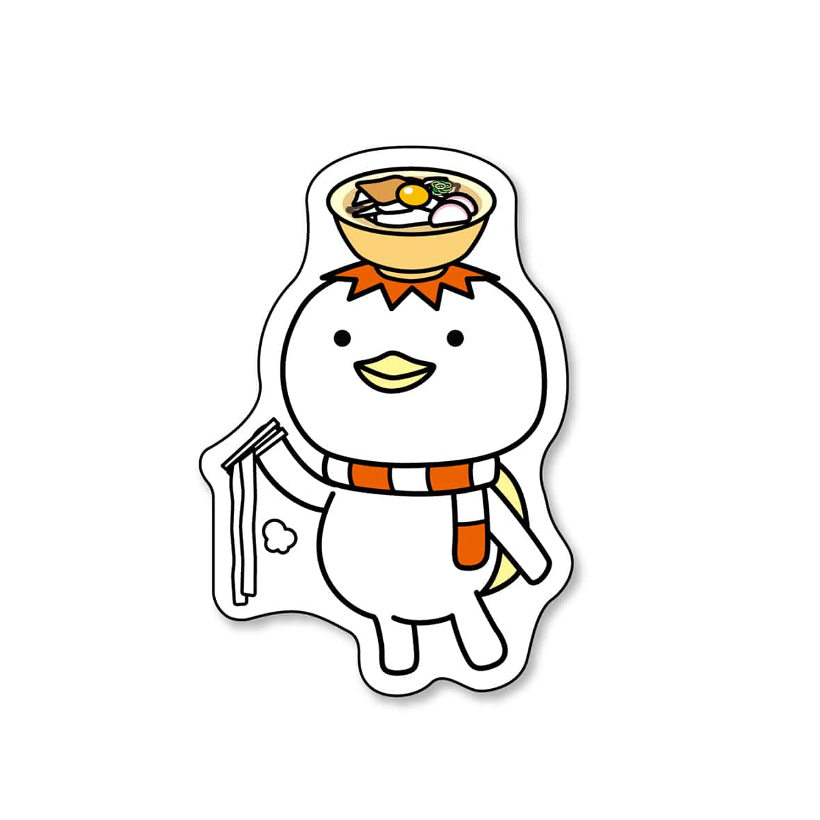 ●とすっぱ　スマホステッカー　きしめん 【宅配】ｽﾃｯｶｰ きしめん