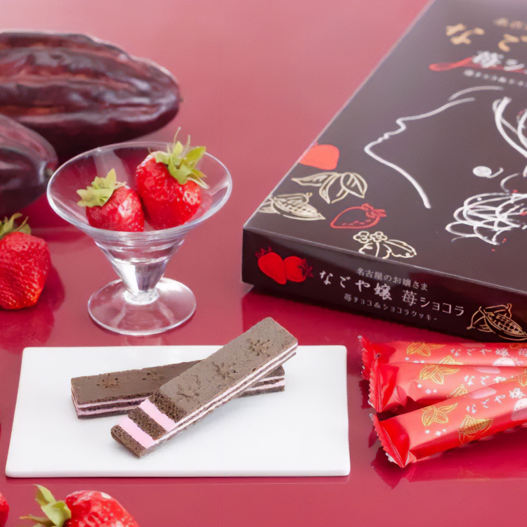 ◆なごや嬢苺ショコラ36本入(桃の館) 【宅配】36枚