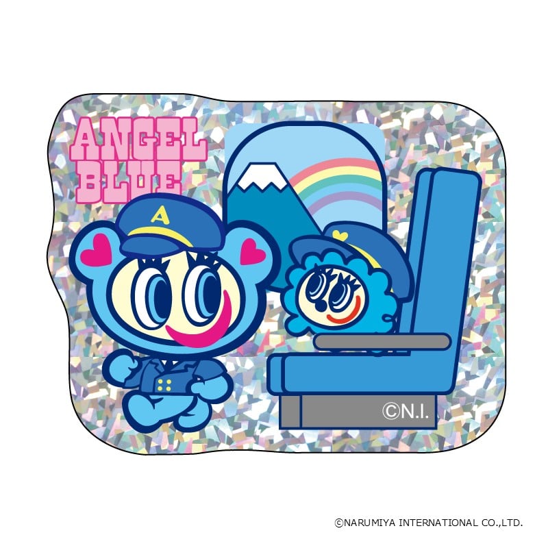 ●エンジェルブルーきらきらステッカーナカムラくん＆ひつじクン 【宅配】ｽﾃｯｶｰ(ﾅｶﾑﾗくん・ひつじｸﾝ)
