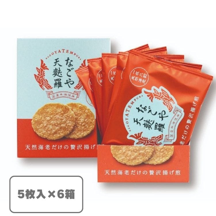 【送料込み】なごや天麩羅5枚入×6箱（坂角総本舖） 【宅配】5枚入×6