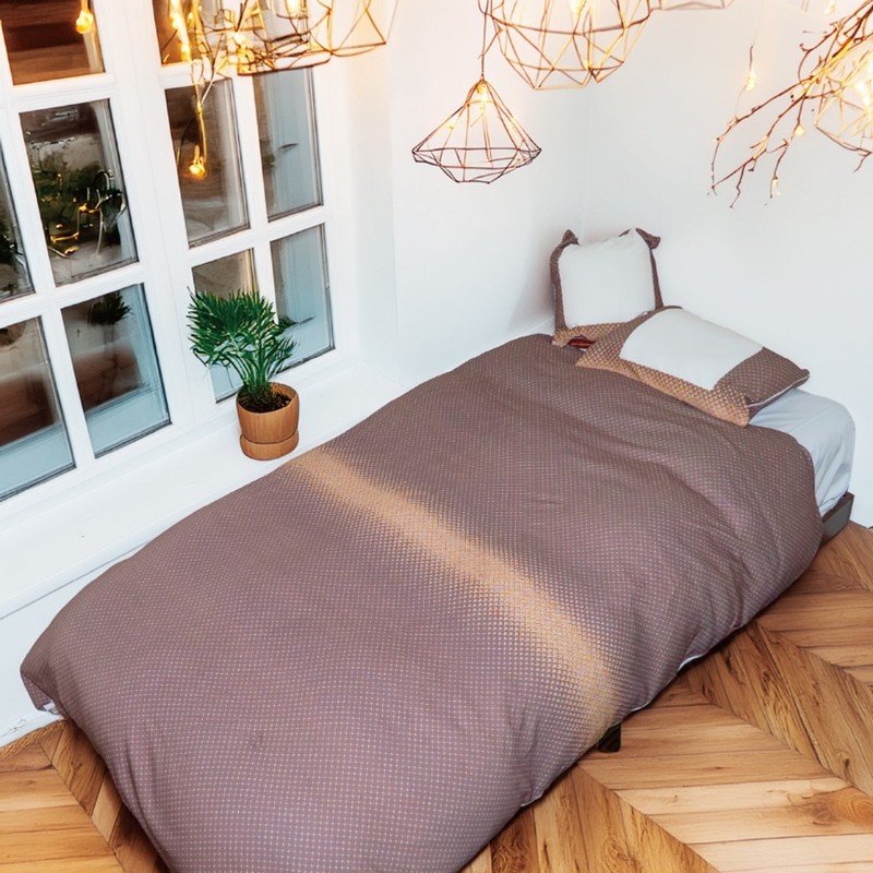 ●布団カバー N700Sグリーン車座席モケット柄