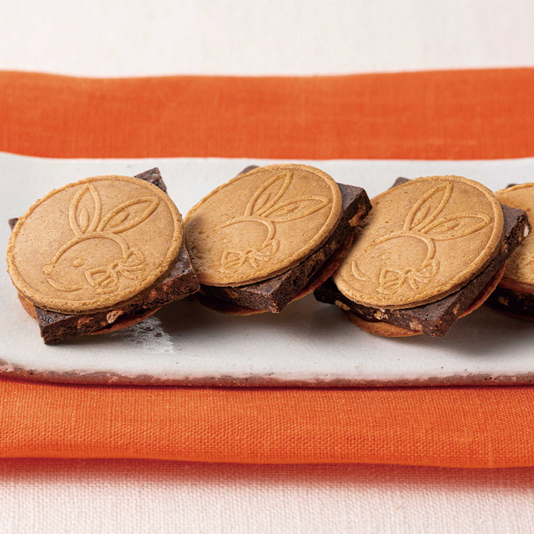 ◆【東京駅受取り】鎌倉チョコサンドだょ 6個（鎌倉五郎本店）