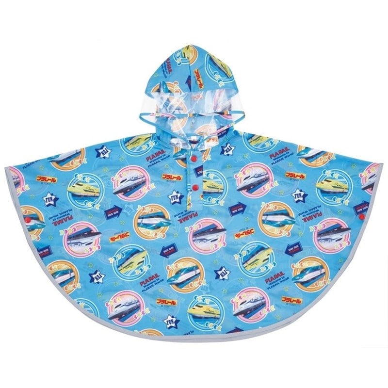 ●【プラレール】キッズレインポンチョ（90㎝）