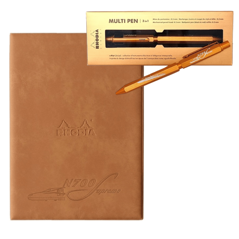 ●【RHODIA×新幹線】N700Sステーショナリーセット