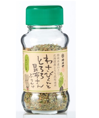 ◆【店頭受取り】わさびくんととろろ昆布さんふりかけ(カメヤ食品)