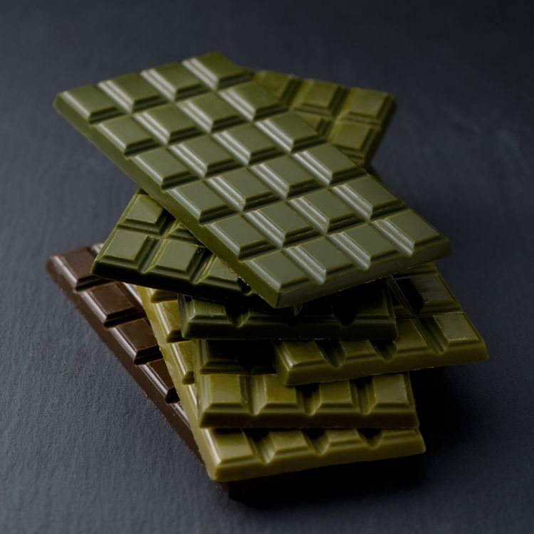 ◆【店頭受取り】お茶チョコ 岡部玉露（丸七製茶）