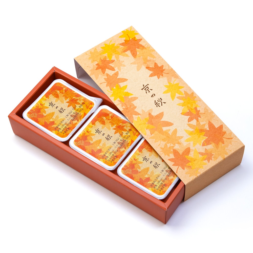 【鶴屋吉信】京の秋　3個入