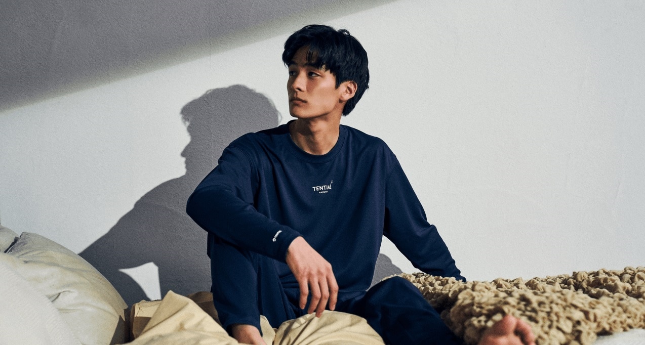 BAKUNE Dry(T-shirt/長袖) ネイビー(M) M