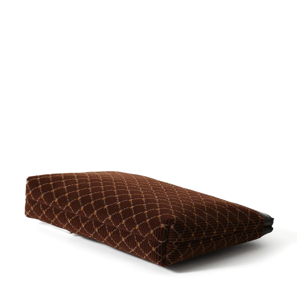 【東海道新幹線再生アルミ×ペッレ モルビダ】グリーン車モケットポーチ グリーン車モケットポーチ