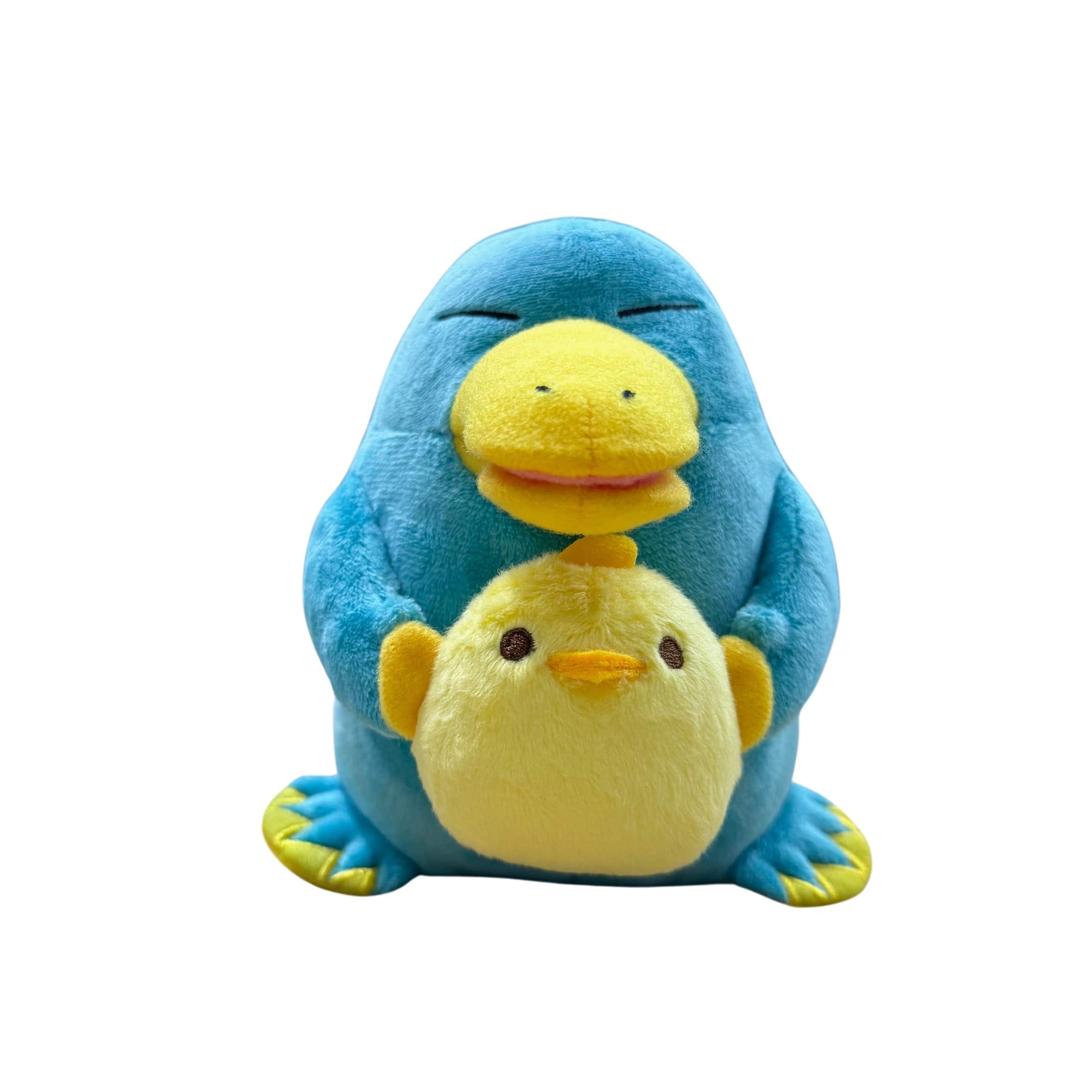 カモノハシのイコちゃん×ぴよりん　だっこぬいぐるみ