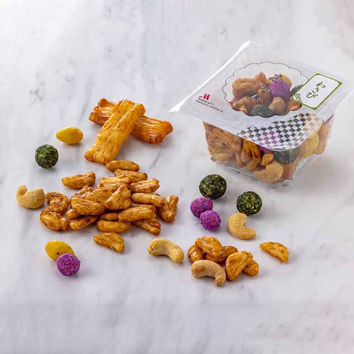 【名古屋マリオットアソシアホテル】あられ4種（わさび、やさい、くだもの、よりどり） 【配送】