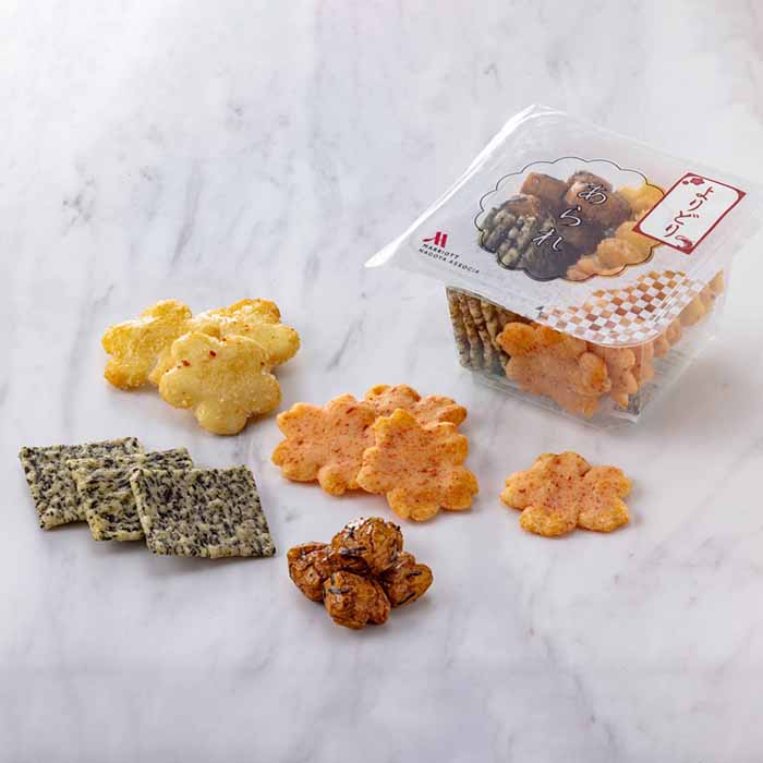 【名古屋マリオットアソシアホテル】あられ4種（わさび、やさい、くだもの、よりどり） 【配送】