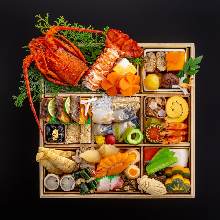 【ホテルアソシア静岡】こだわり食材おせち／日本料理 京都 つる家　一段 日本料理 京都つる家　一段