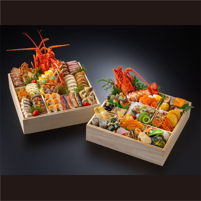 【ホテルアソシア静岡】こだわり食材おせち/日本料理 京都 つる家×中国料理 梨杏 二段