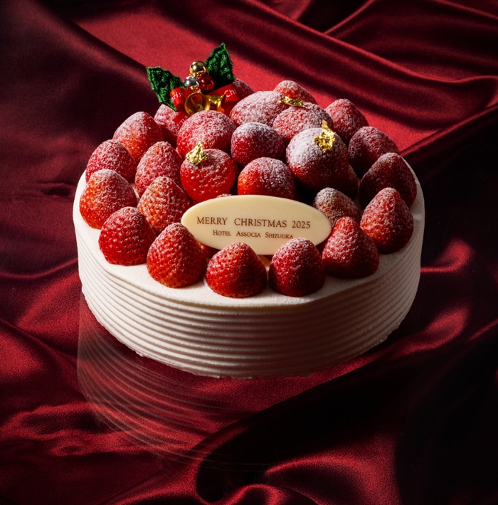 【ホテルアソシア静岡】《店舗受取》クリスマスケーキ　たっぷり苺　6号