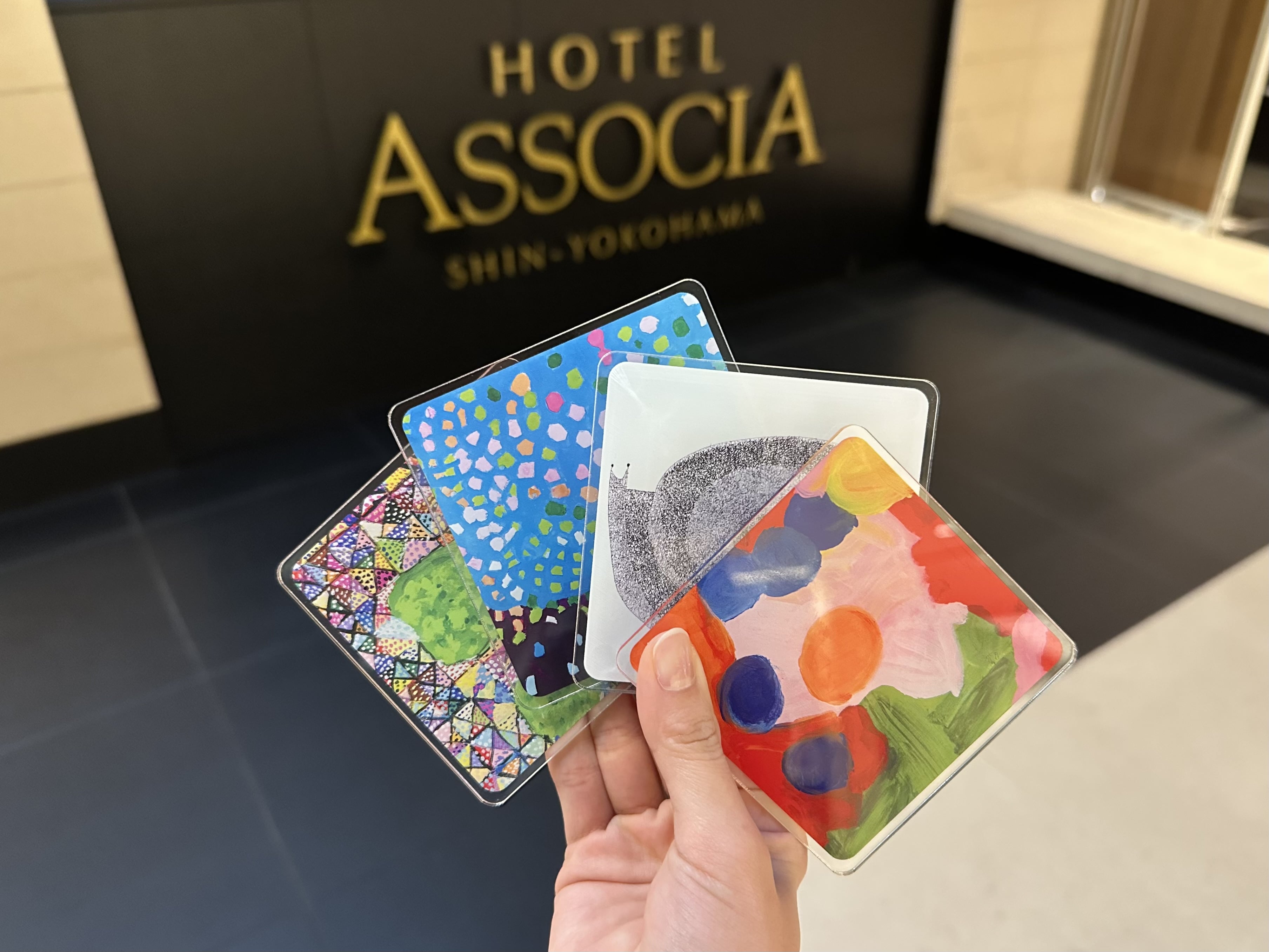 【ホテルアソシア新横浜】アール・ブリュット　コースター