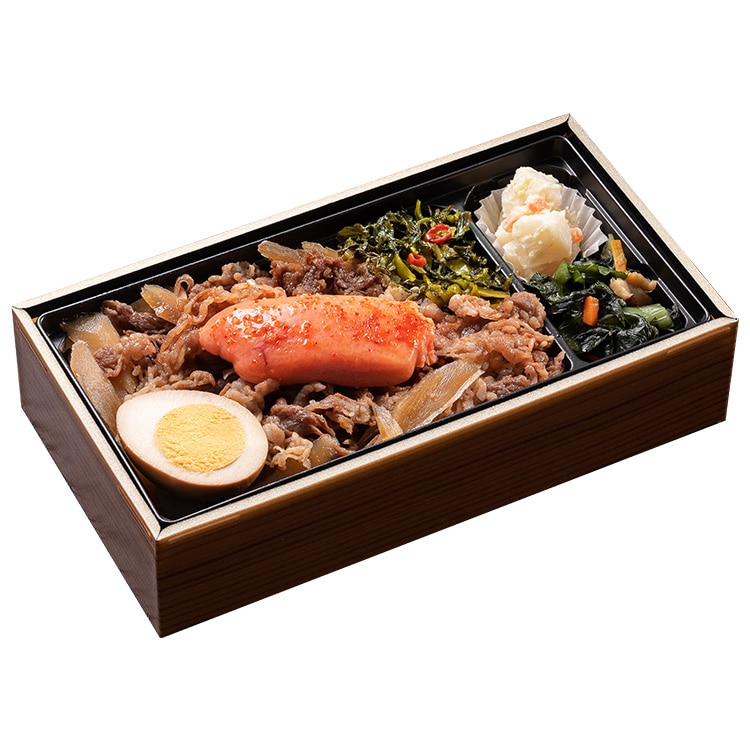 黒毛和牛と博多やまや辛子明太子弁当 (やまやコミュニケーションズ)【新大阪駅受取】