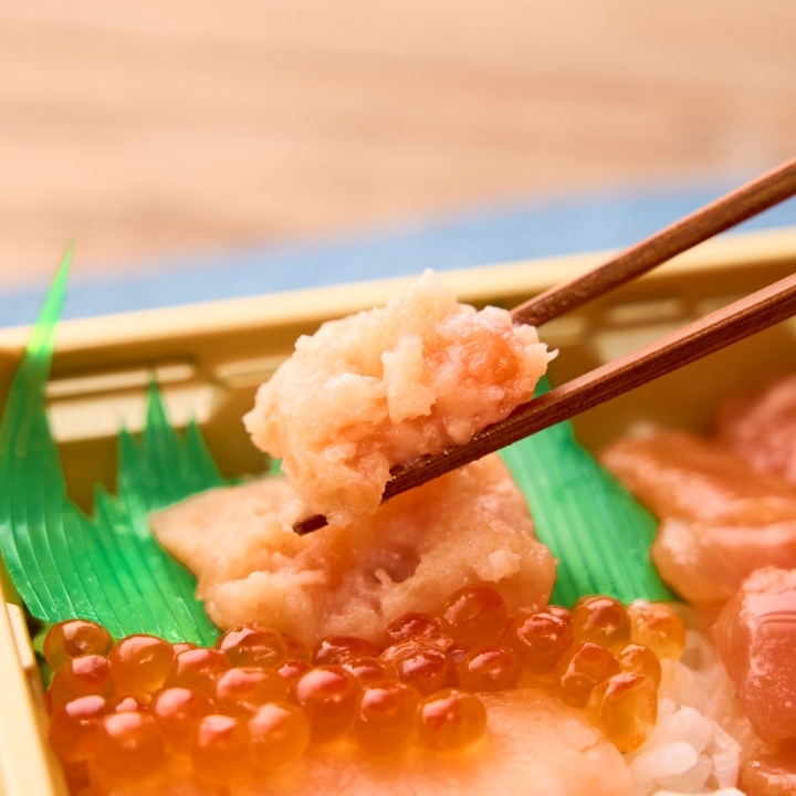 鮭のルイベ漬盛り海鮮弁当 (佐藤水産鮨)【新大阪駅受取】 新大阪駅受取り