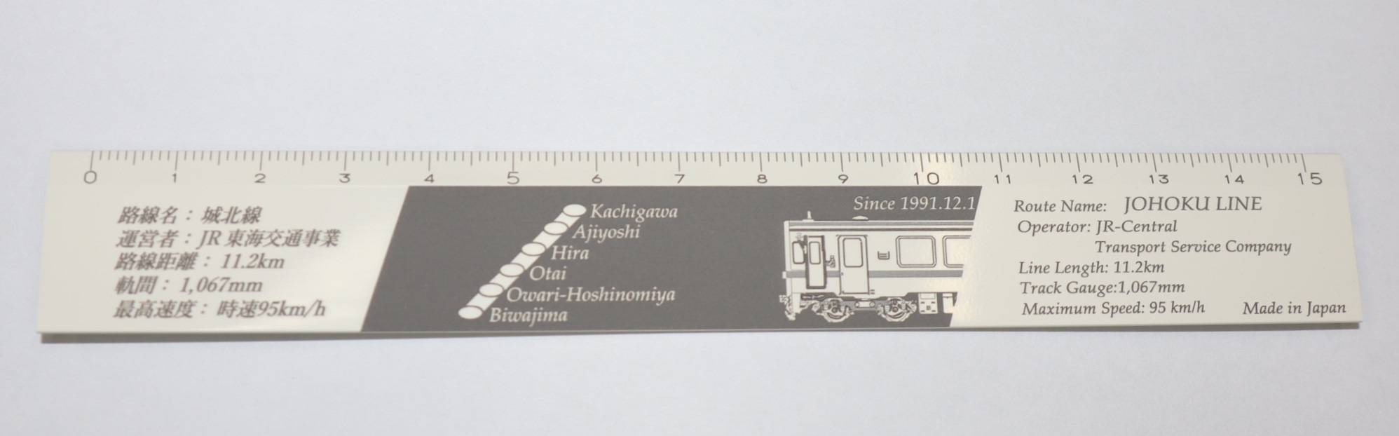 城北線オリジナルスケール（ホワイトバージョン）