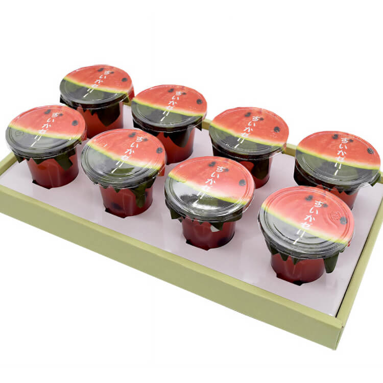 【大阪府】つるや製菓 すいかゼリー ８個【送料込み】