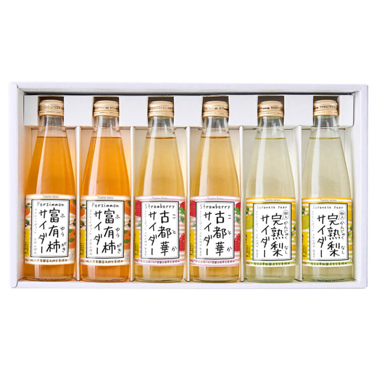 【奈良県】Ｎａｒａ‐ｉｚｍ 奈良のフルーツサイダーセット ６本【送料込み】