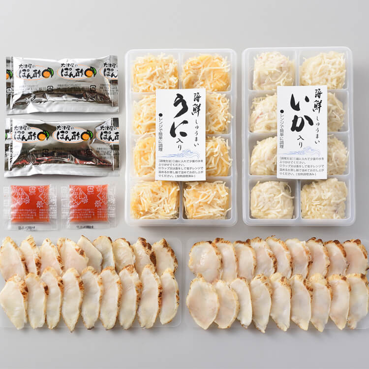 【山口県】「下関・音」海鮮しゅうまい二種と真ふくたたき刺し【送料込み】 ※冷凍配送