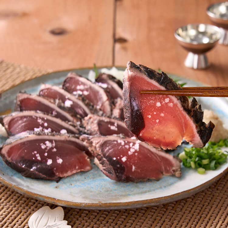 【高知県】完全藁焼き鰹タタキ「龍馬タタキ」２節セット(ハマヤ)【送料込み】 ※冷凍配送