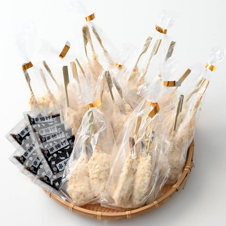 【大阪府】あげもん 人気の串揚げ 27本(宮崎食品)【送料込み】 ※冷凍配送