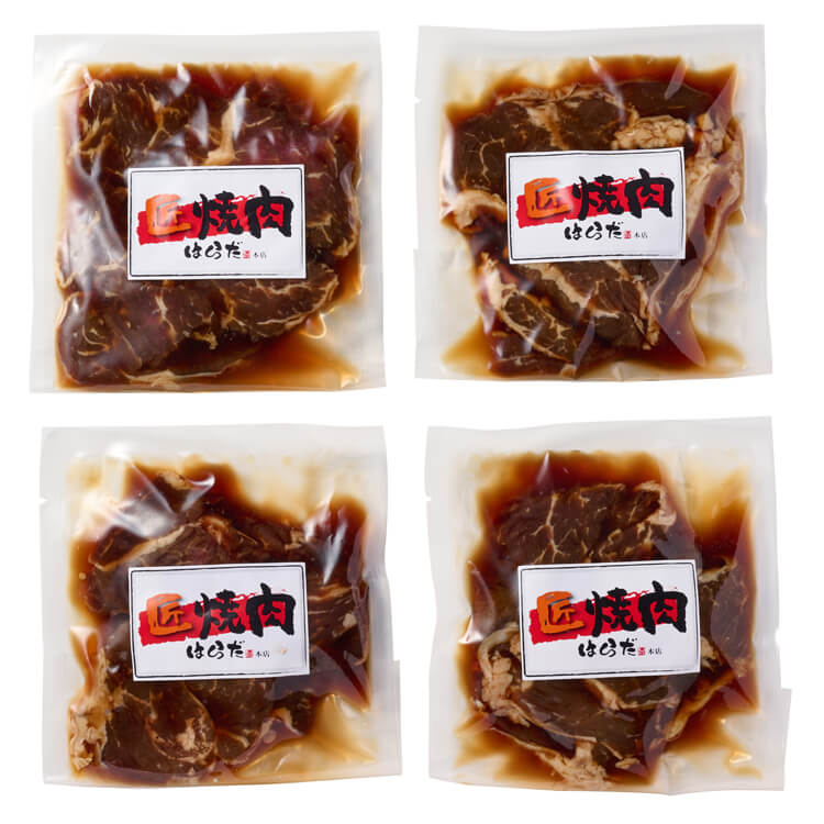 【大阪府】焼肉はらだ本店 牛ハラミたれ漬け ４袋【送料込み】 ※冷凍配送