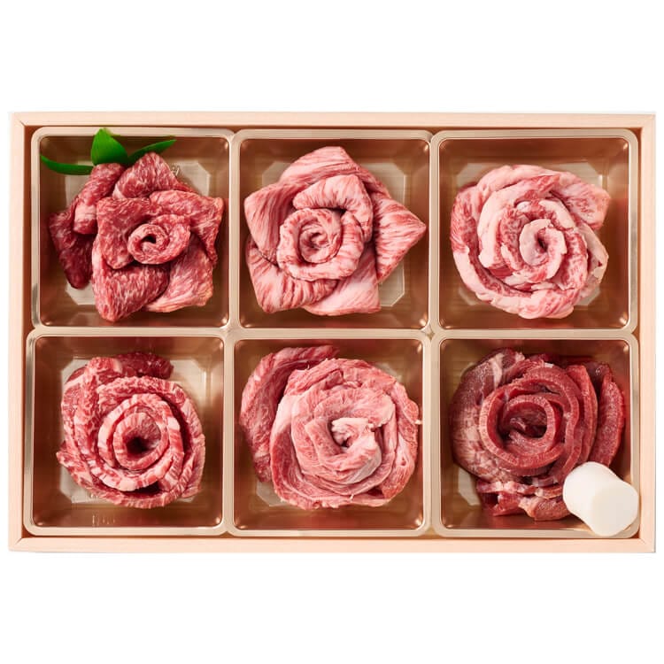 【兵庫県】黒毛和牛５種と牛タンの花盛り焼肉用(山晃食品)【送料込み】 ※冷凍配送