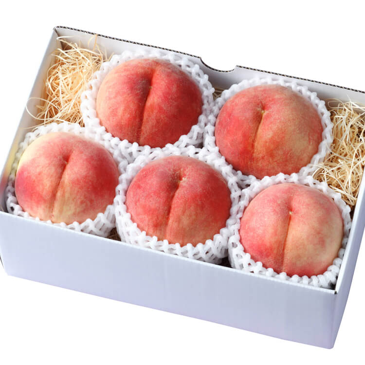 【長野県】長野の桃 ４～５玉(フルーツワールド)【送料込み】