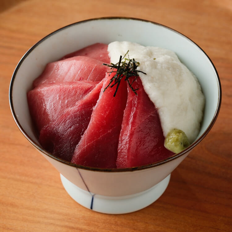 【東京都】築地ホクエイ×浅草むぎとろ 江戸の本鮪とろろセット Ａ(築地ホクエイ×浅草むぎとろ) ※冷凍配送