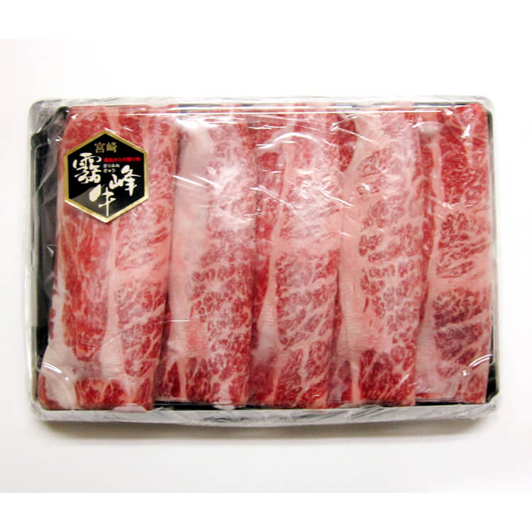 【宮崎県】宮崎県産霧峰牛 カタローススライス ４００ｇ(パナックス) ※冷凍配送