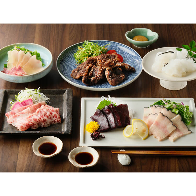 【山口県】下関鯨屋 日新丸 鯨の詰合せ［６種］ ※冷凍配送