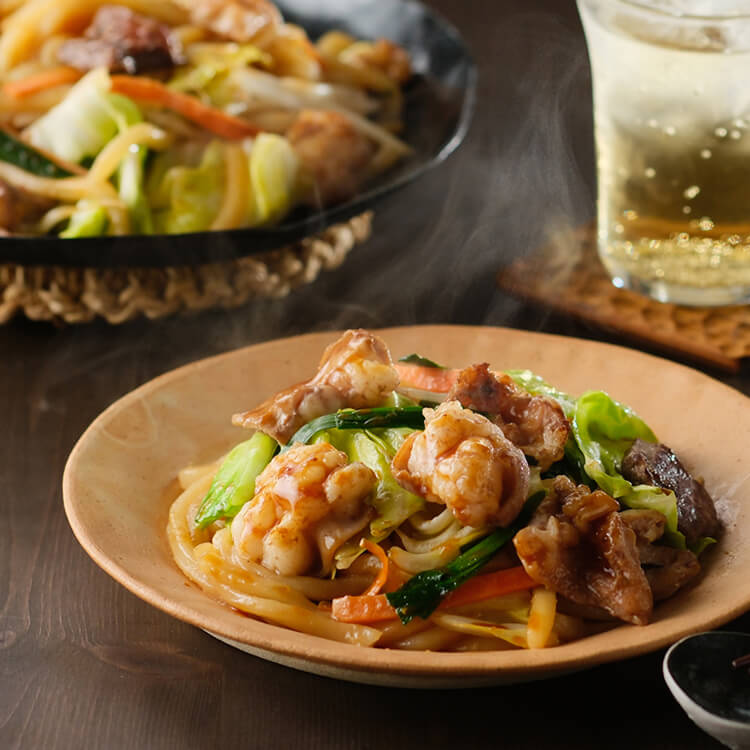 【岡山県】津山ホルモンうどんセット(石井食品) ※冷凍配送