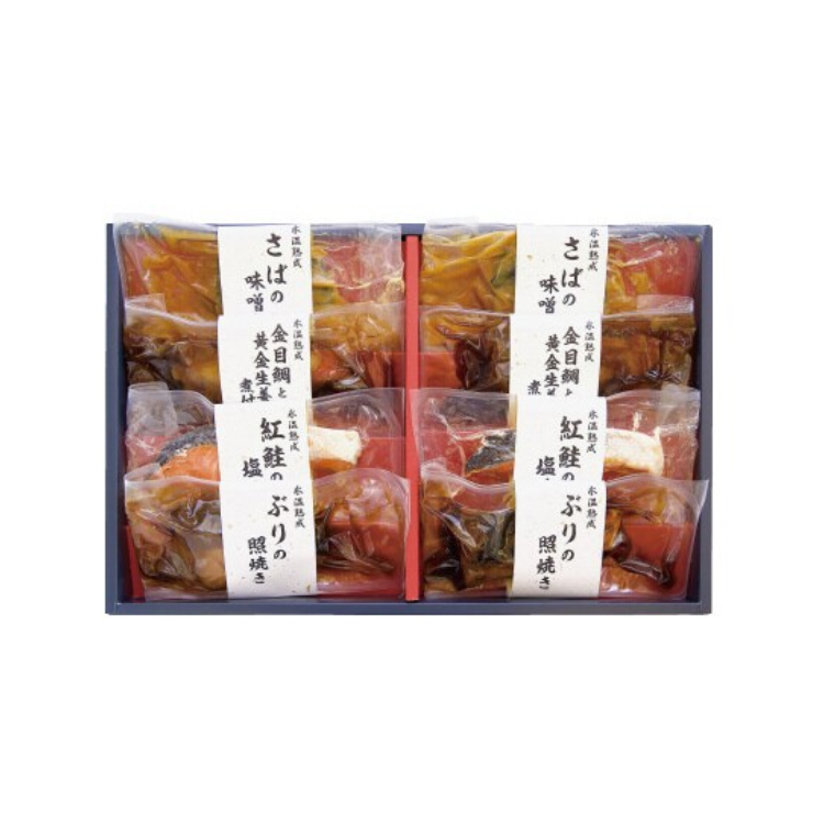 【送料込み】氷温熟成　煮魚・焼魚ギフトセット６切 ※冷凍配送