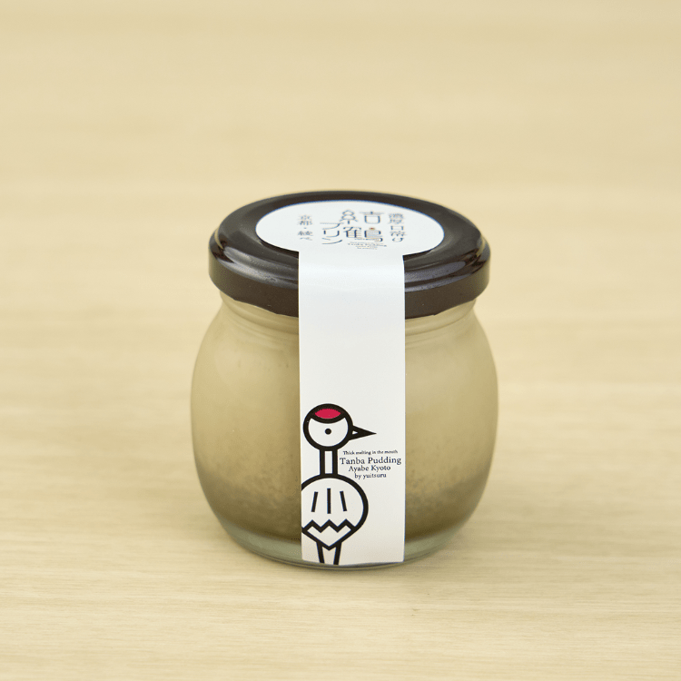 【送料込み】【京都府】結鶴プリン6個セット(バニラ/ほうじ茶 各3個)(茶寮ゆらり) ※冷蔵配送