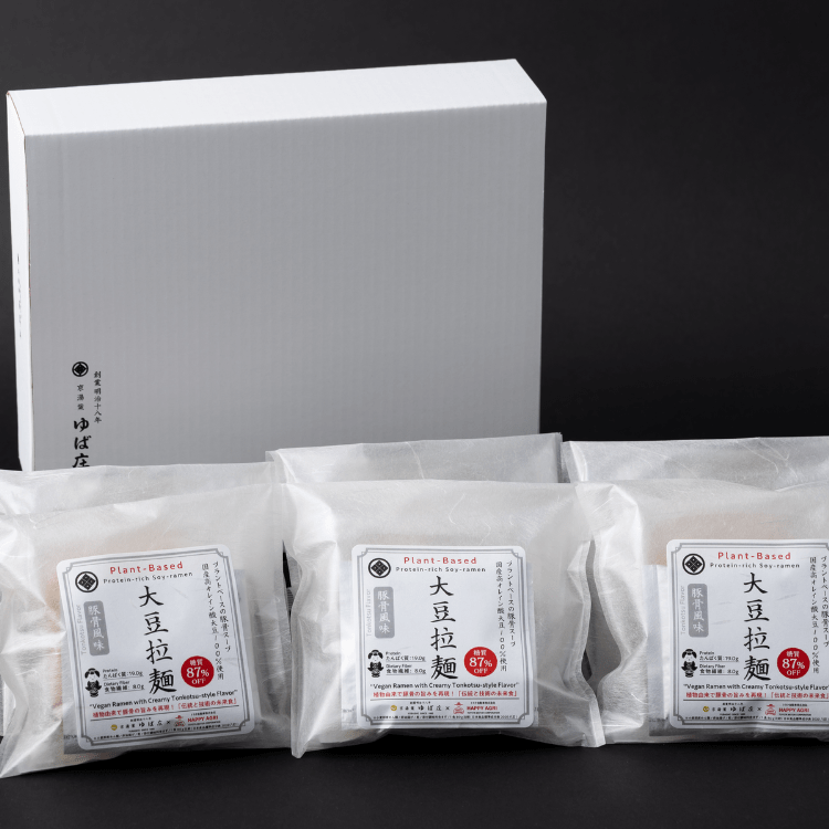 【送料込み】【京都府】大豆拉麺ヴィーガン豚骨6食セット（ゆば庄）