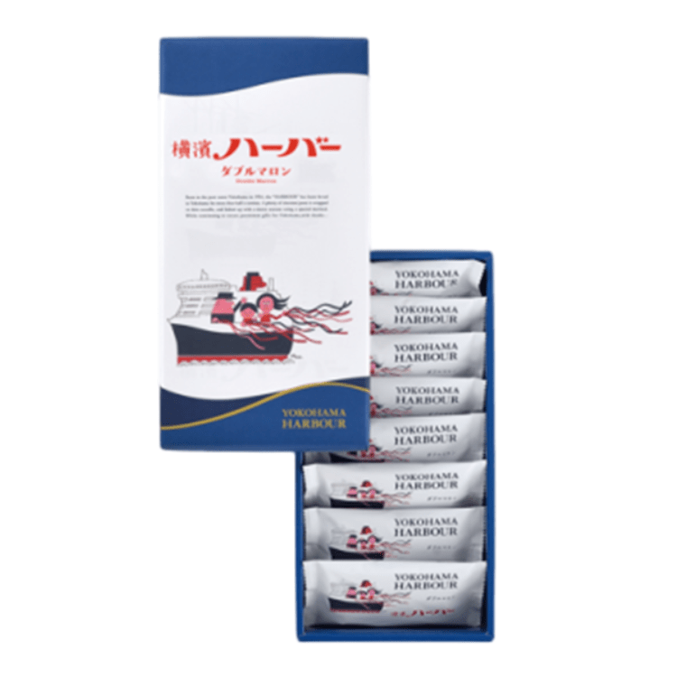 【送料込み】【神奈川県】横濱ハーバーダブルマロン８個（ありあけ）