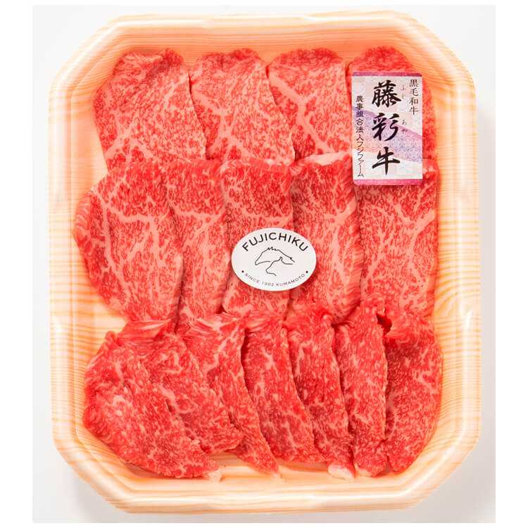【熊本県】藤彩牛 モモ焼肉用 ３００g(フジチク)【送料込み】 ※冷凍配送
